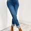 Judy Blue FORGET ME NOT Mid-Rise Vintage Wash Boyfriend with Cuff Jeans