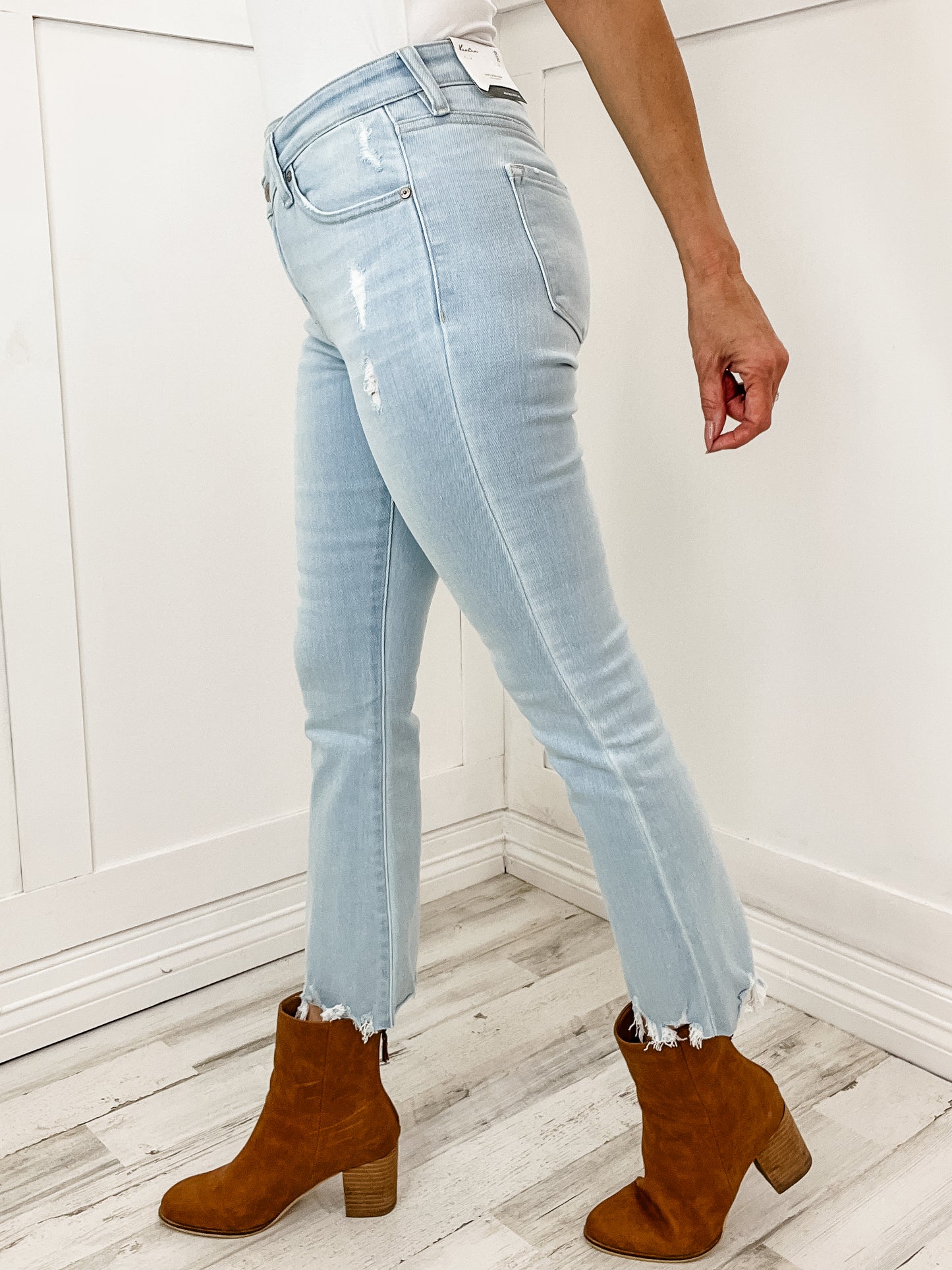 Sophia KanCan High Rise Kick Flare Jean