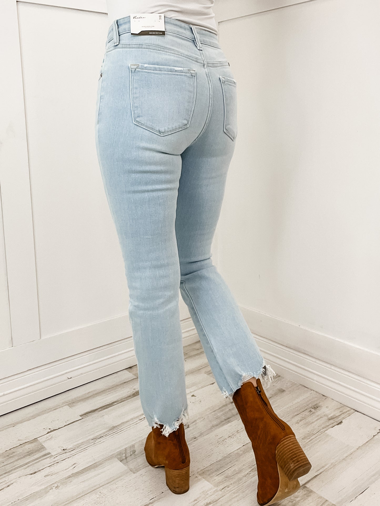 Sophia KanCan High Rise Kick Flare Jean