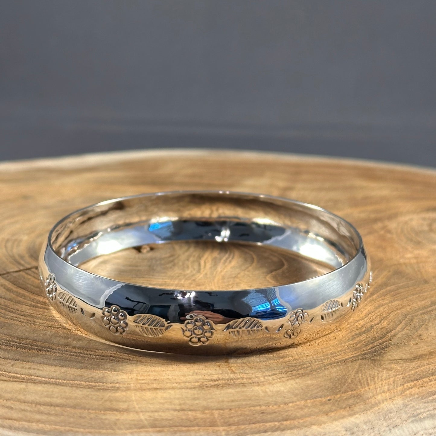 Sterling Silver Stamped Bangles