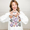 Halloween Candy Hearts Graphic Top