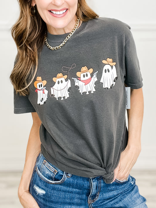 Cowboy Ghosts Graphic Top