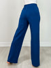 Modal Scuba Pintuck Straight Pants in Smoky Navy