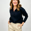 Malibu Vintage Long Sleeve V-Neck Top - GROUP A
