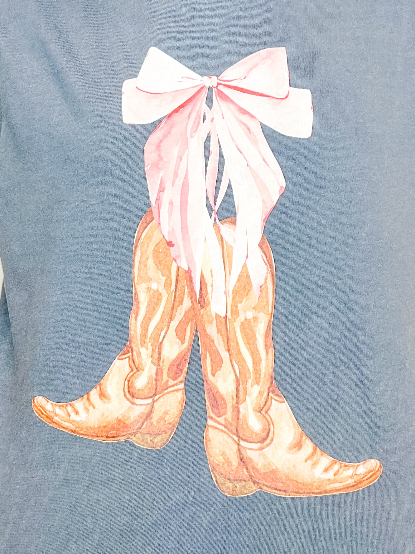 Coquette Cowgirl Boots Graphic Tee