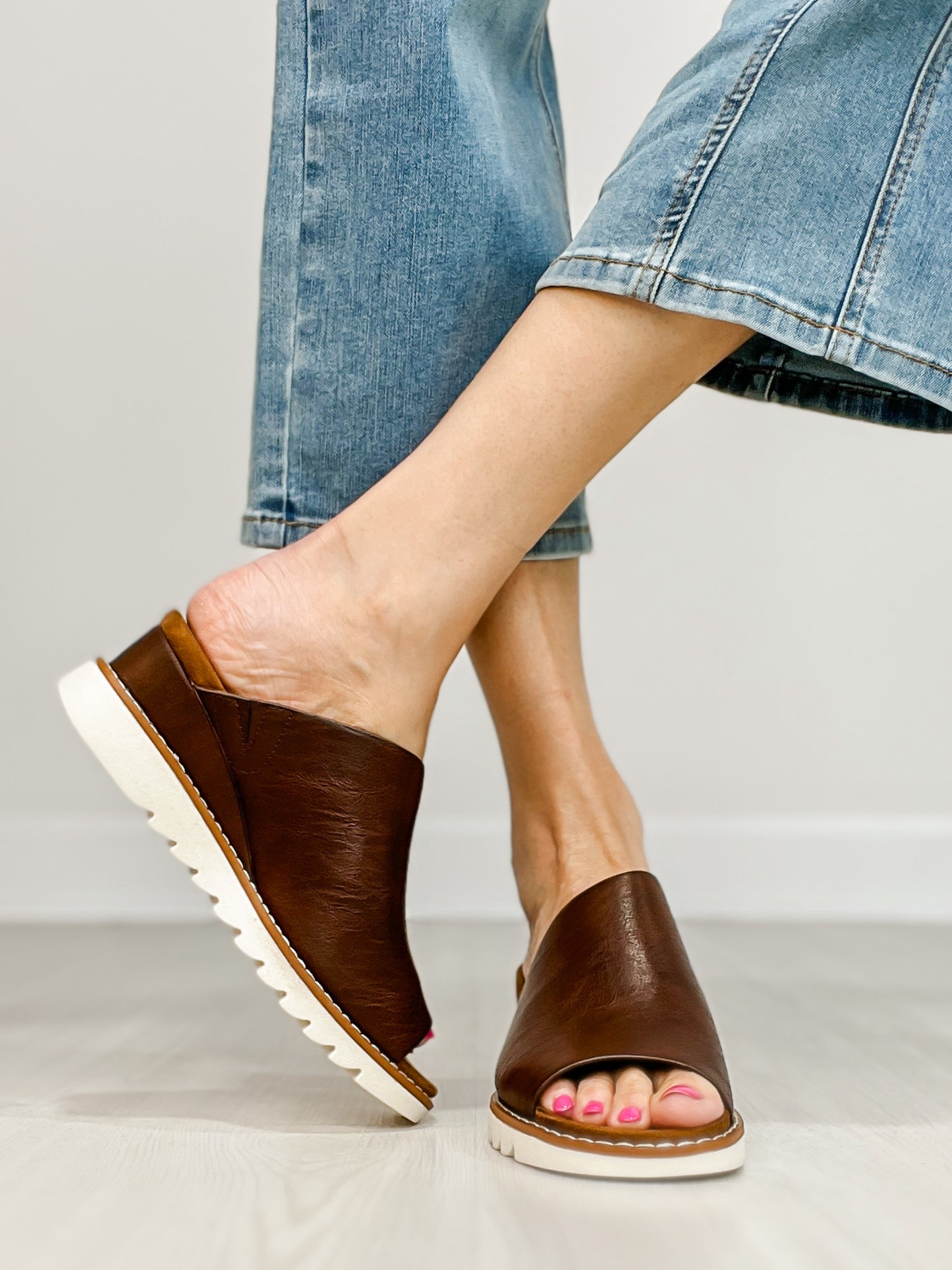 Pierre Dumas Expand-1 Sandals in Whiskey