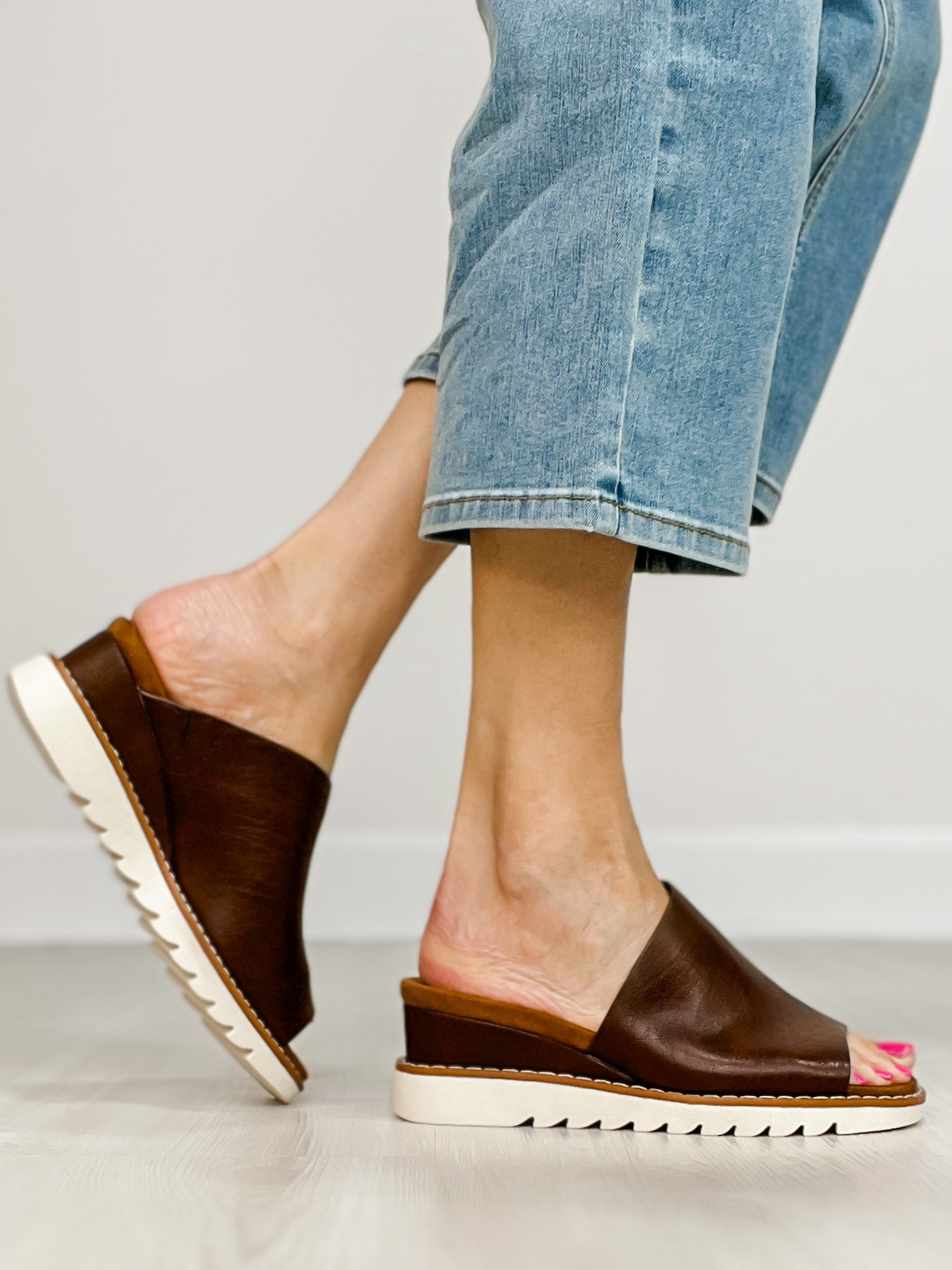 Pierre Dumas Expand-1 Sandals in Whiskey