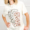 Cowboy Boots Gold Foil Graphic Tee
