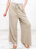 High Waisted Solid Knit Pant