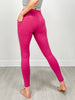 Tapered Band Essential Solid Highwaist Leggings