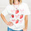 Pink Bows and Strawberries Graphic Tee