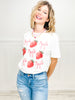 Pink Bows and Strawberries Graphic Tee