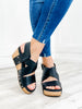 Corky's Guilty Wedge Sandal in Black