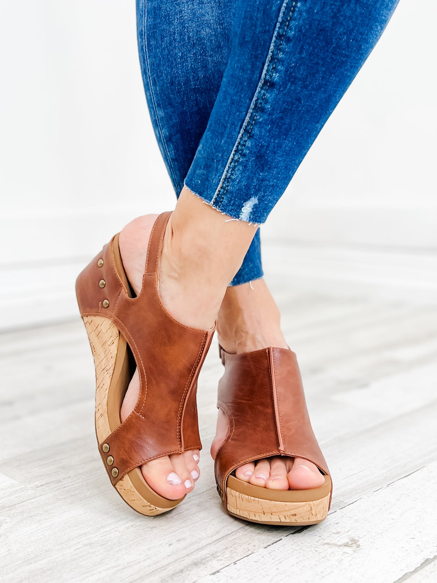 Corkys Carley Bourbon Wedge Sandal