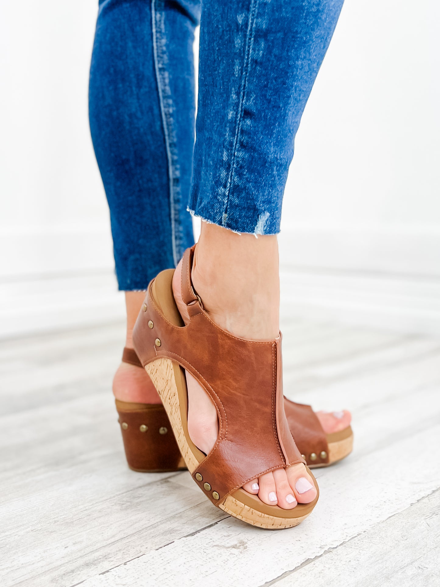 Corkys Carley Bourbon Wedge Sandal