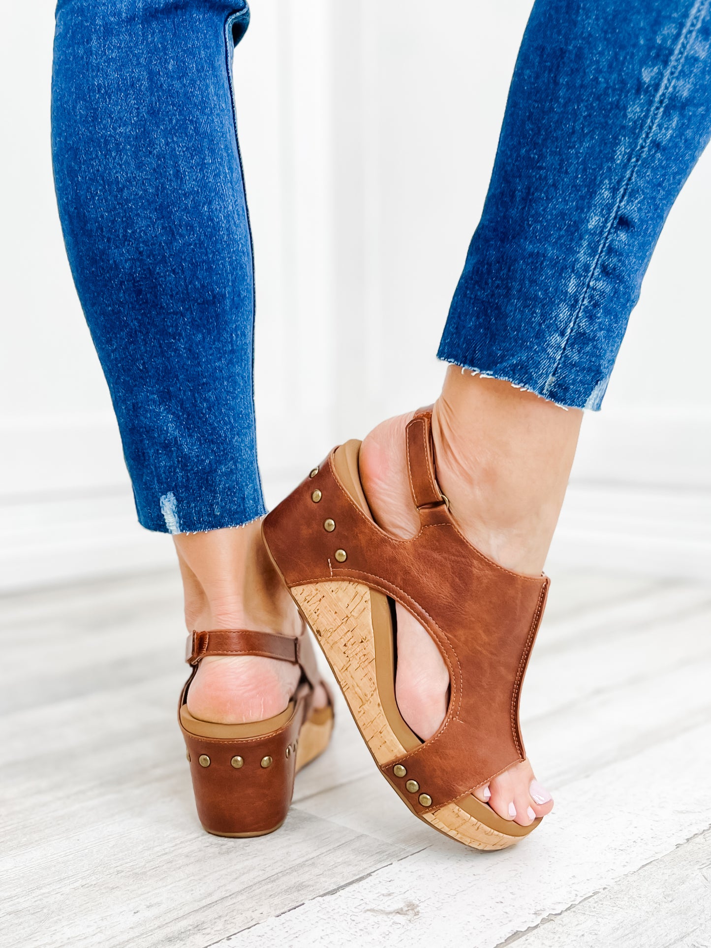 Corkys Carley Bourbon Wedge Sandal