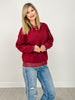 Exposed Seam Round Neck Sweater - GRP B