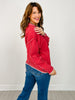 Exposed Seam Round Neck Sweater - GRP A