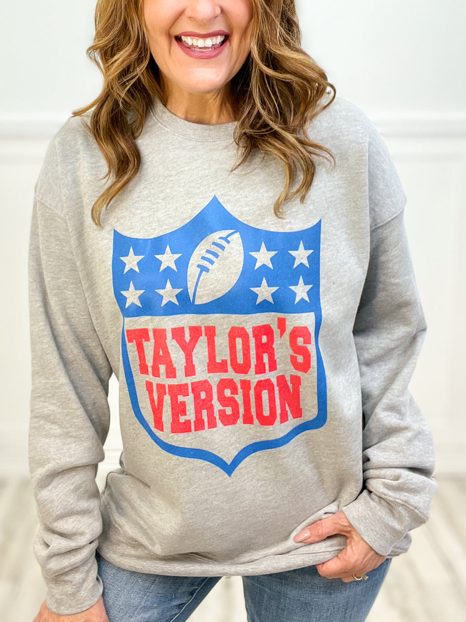 Football Taylor's Version Graphic Sweatshirt