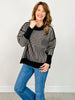 Exposed Seam Two-Tone Sweater