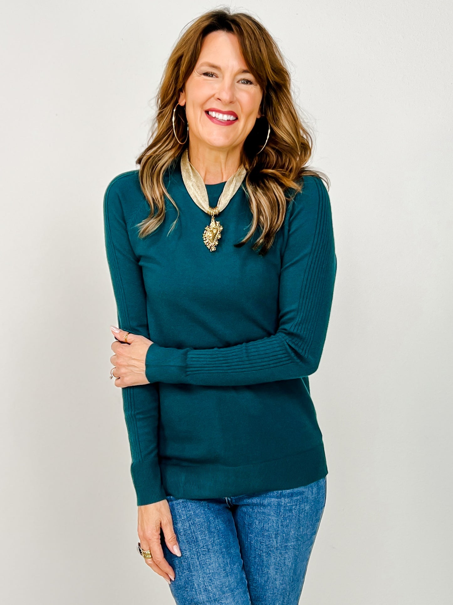 The Easy Does it Classic Knit Sweater