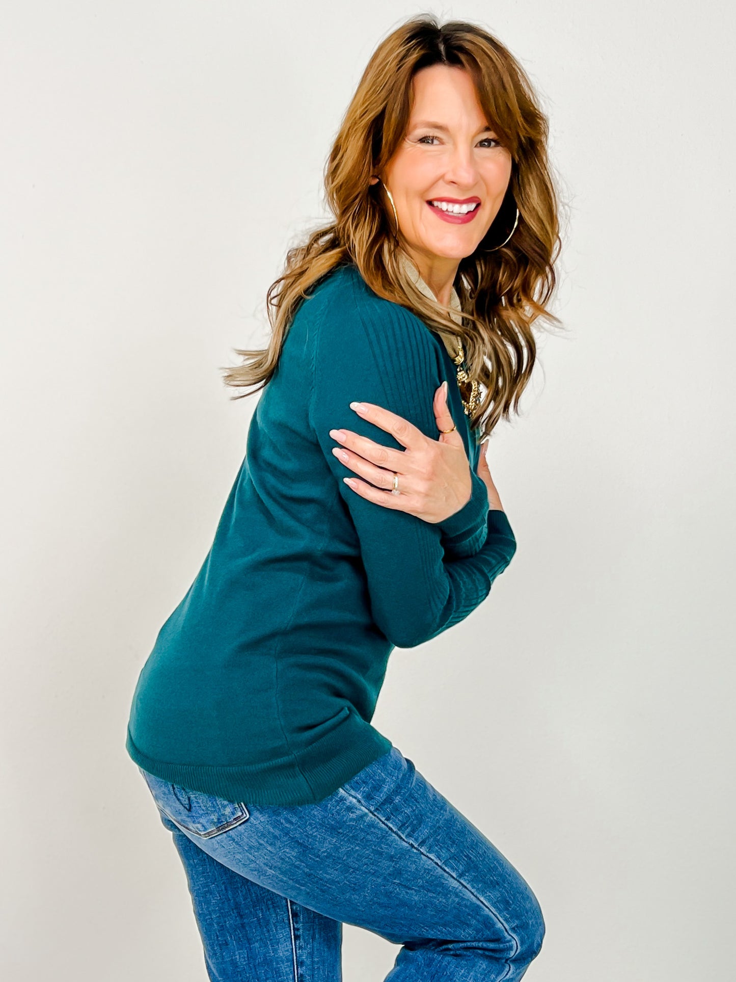 The Easy Does it Classic Knit Sweater