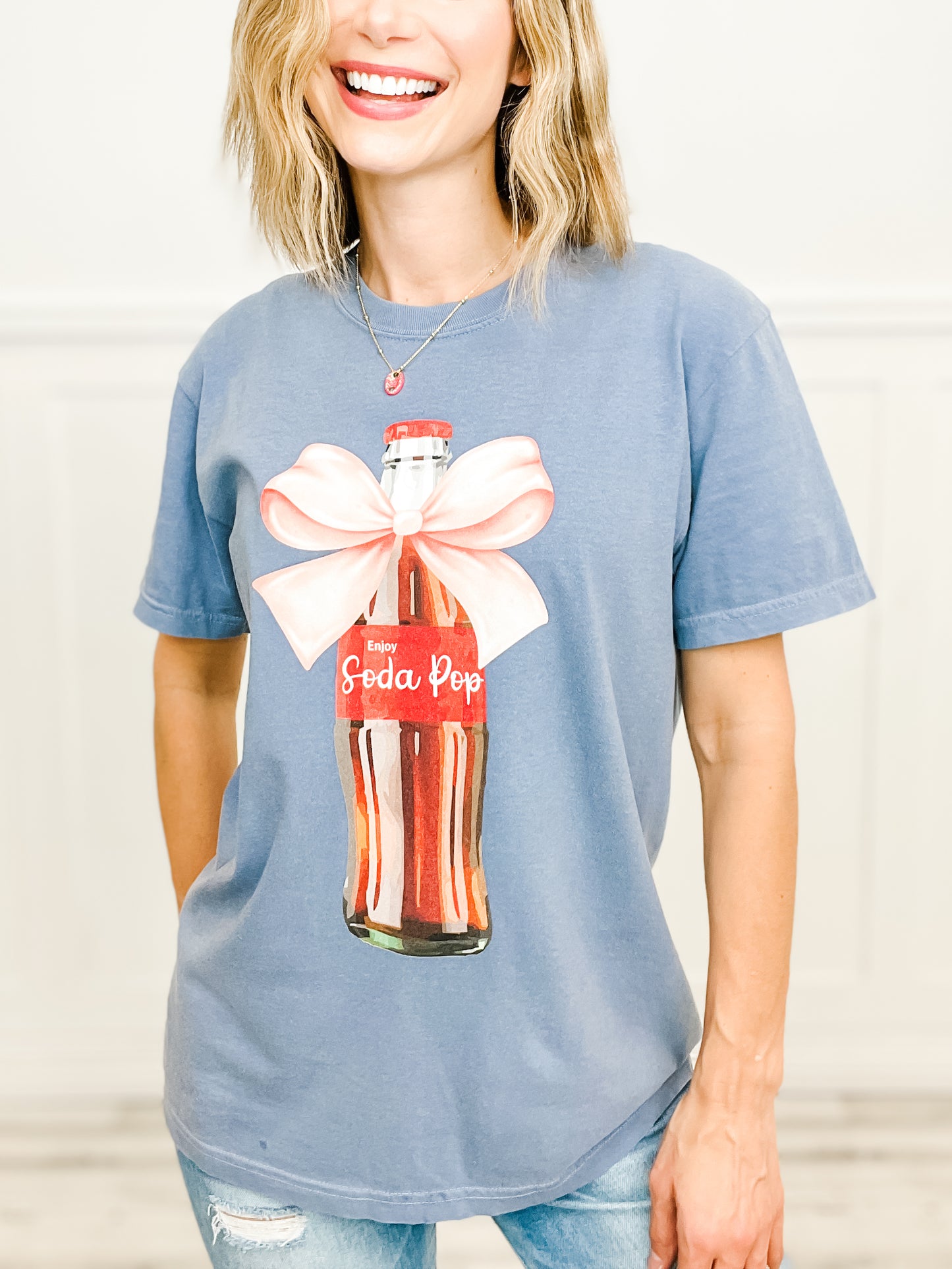 Pink Bows and Soda Graphic Tee