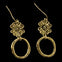 Vintage Reproduction Flower & Hoop Earrings
