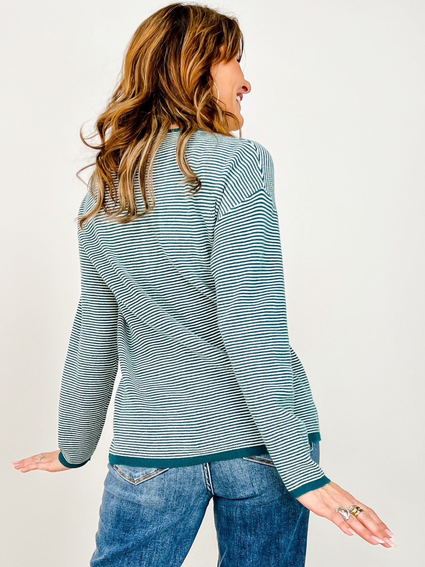 The On Repeat Striped Knit Top