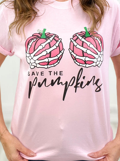 Save The Pumpkins Graphic Top