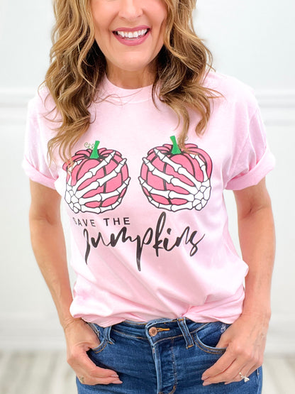 Save The Pumpkins Graphic Top
