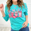 Breast Cancer Awareness Coffee Long Sleeve Graphic Tee