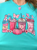 Breast Cancer Awareness Coffee Long Sleeve Graphic Tee