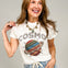 Cosmo Printed Rhinestones Graphic Tee