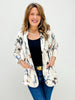 Western Horse Print Woven Blazer with Pocket