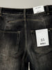 Mica Super High Hidden Button Barrel-leg Jeans