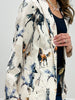 Western Horse Print Woven Blazer with Pocket