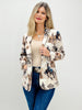 Western Cowboy Print Woven Blazer with Pocket