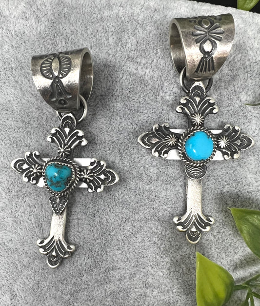 Turquoise Cross Pendant