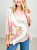 Heart Patch Mineral Washed Knit Top