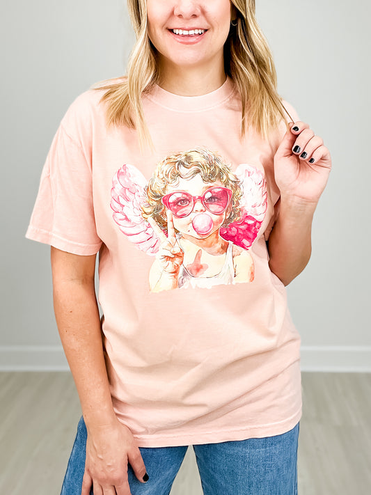 Bubblegum Cupid Graphic Tee