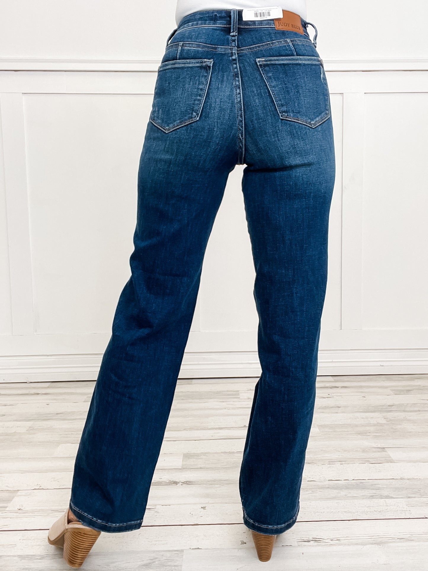 Judy Blue VIOLET Hi-Rise Tummy Control Classic Straight Denim Jeans