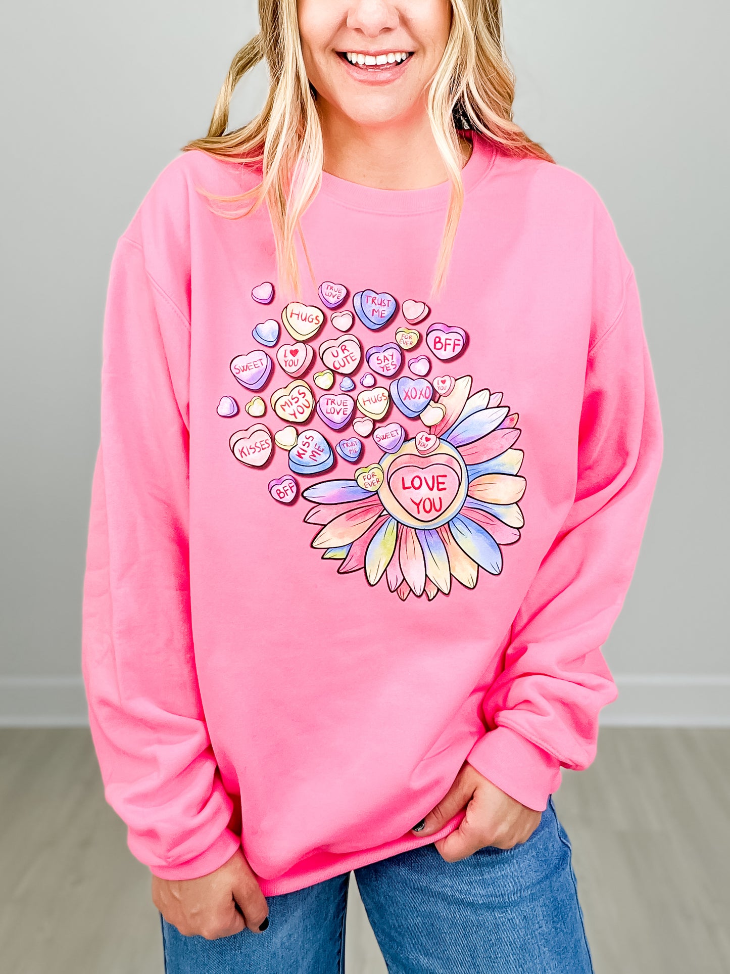 Candy Hearts Sweatshirt