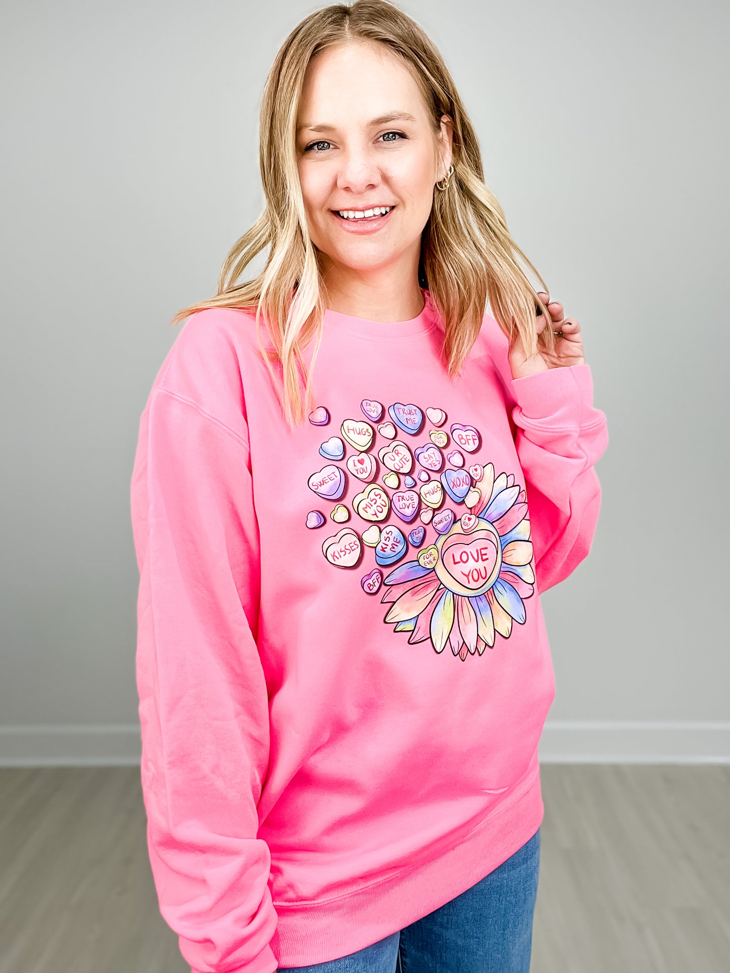 Candy Hearts Sweatshirt