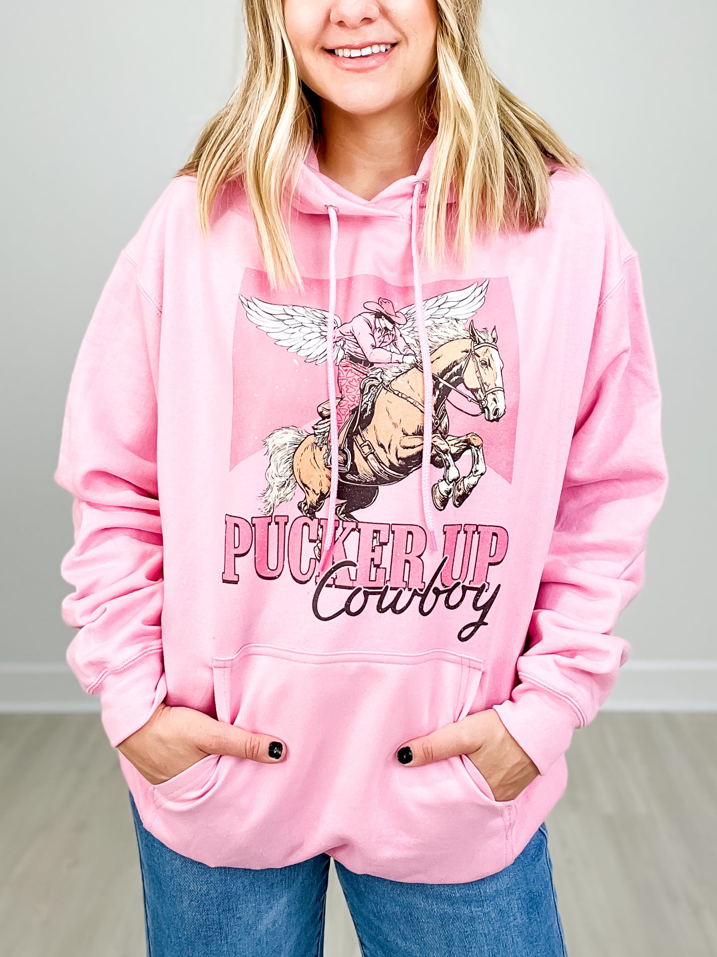 Pucker Up Cowboy Hoodie