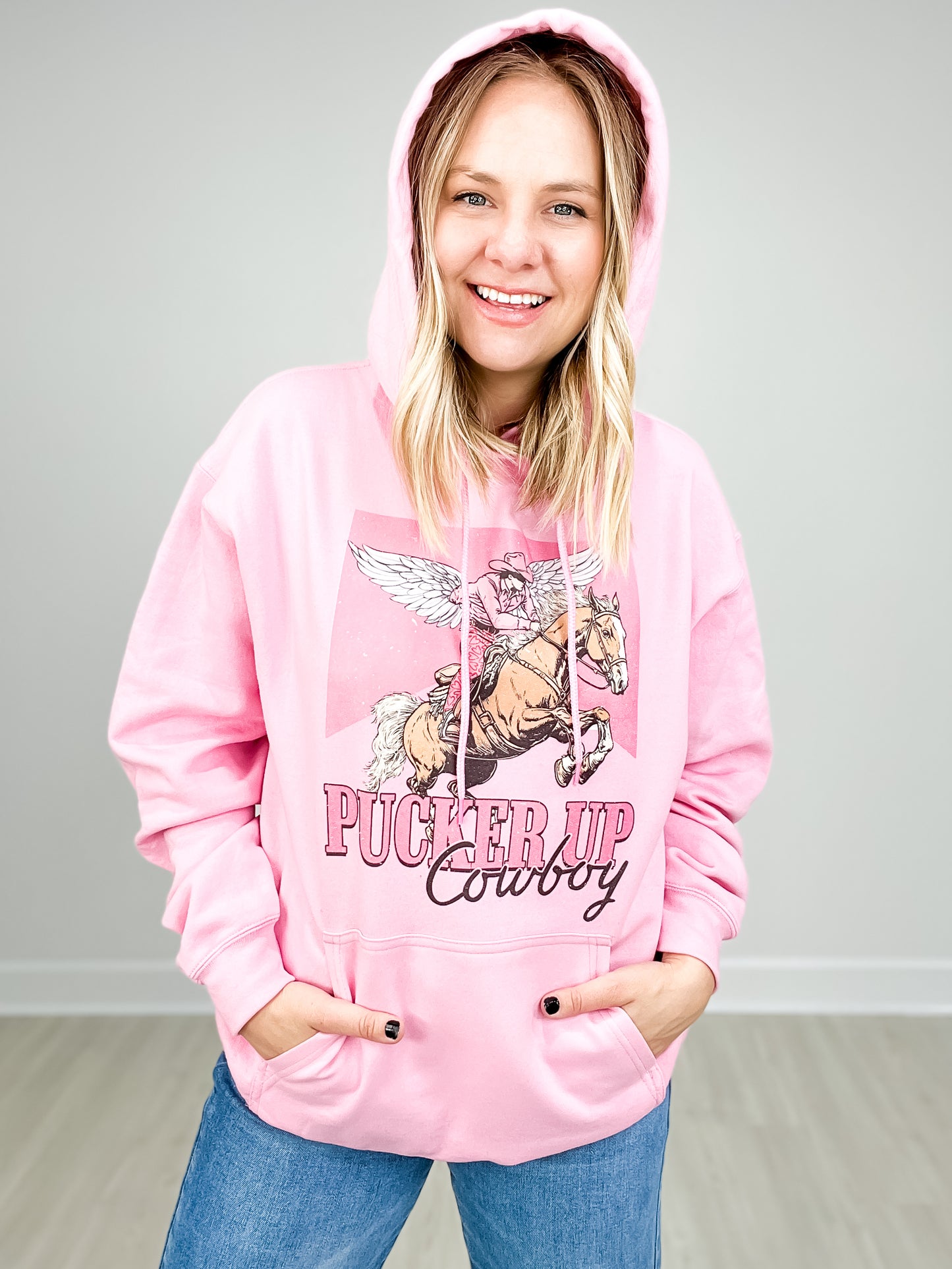 Pucker Up Cowboy Hoodie