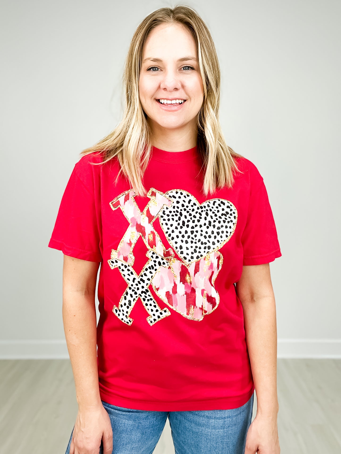 XOXO Brushstroke Graphic Tee