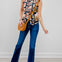 Wild West Western Print Woven Vest