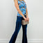 Denim Western Print Woven Vest