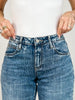Hint of Blu Relaxed Straight Cuffed Jeans-Canyon Denim